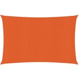 vidaXL Senčno jadro 160 g/m² oranžna 3x4 m HDPE cene