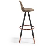Kave Home Smeđa barska stolica (visine sjedala 75 cm) Slad – | shoptok.hr