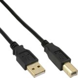  InLine 4043718125074 USB kabel USB 2.0 10 m USB A USB B Črna | Shoptok.si