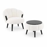 Atelier Del Sofa fotelje i klub stočić star white black Cene