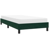  Okvir kreveta bez madraca tamnozeleni 100x210 cm baršun | shoptok.hr