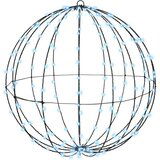 Lopta s 384 LED svjetlima 2 pcs Hladna bijela 60 cm Metal | shoptok.hr