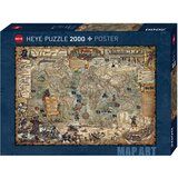 Heye puzzle Map Art Rajko Zigic Pirate World 2000 delova 29847 Cene