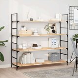 Stolna ploča 120x40x2 cm pravokutna od masivnog drva bagrema | shoptok.hr