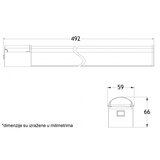 Vesta 233 zidna lampa 8W 4000K suko | ePonuda.com