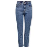 Only Jeans straight Noos Emily Life Jeans - Medium Blue Denim Modra