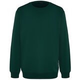 Trendyol Emerald Men's Plus Size Regular/Regular Cut, Comfortable with Labels, Cotton Sweatshirt. | Shoptok.si