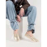 GOODIN Gold loafers made of natural leather | shoptok.hr