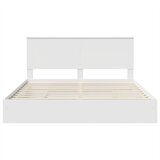 Krevet s od storage Bijelo 180 x 200 cm Konstruirano drvo | Eponuda.com