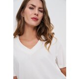 Marisse White V-Neck T-Shirt | ePonuda.com