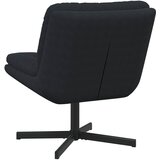  Stolac za opuštanje s rotacijom Crna 63 x 75 x 76 cm Baršun | shoptok.hr