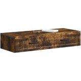 Stolna montirana na zid Dimljeni hrast 87 5 x 34 5 x 17 cm | shoptok.hr