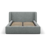 Windsor & Co Sofas Temno siva oblazinjena zakonska postelja s prostorom za shranjevanje z letvenim dnom 160x200 cm Jason – | Shoptok.si