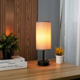  Brilagi - Stona lampa sa USB priključkom TABLON 1xE27/25W/230V crna/siva | Eponuda.com