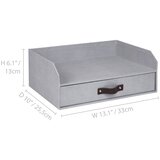 Bigso Box of Sweden Kartonski uredski organizator za ladicu/za dokumente Walter – | shoptok.hr
