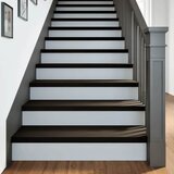  Gazišta stepenice 16 kom tamnosmeđi 90x30x2 cm masivna hrast | shoptok.hr