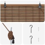Rolo zavjesa Smeđa 50 x 220 cm Bambus | shoptok.hr