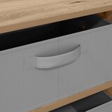  Strani šal s predalom Umetni hrast 60 x 33,5 x 84 cm, (5000233862) | Shoptok.si