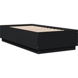  Okvir za krevet crni 75 x 190 cm od konstruiranog drva | shoptok.hr