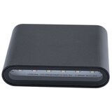 LED spoljašnje zidno svetlo FLOW 2xLED/3W/230V IP54 crna | Eponuda.com