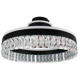  led prigušiva plafonska svetiljka LED/75W/230V 3000-6500K crna + daljinski upravljač | Eponuda.com