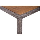 Garden Pleasure Temno rjava vrtna jedilna garnitura iz umetnega ratana za 2 osebi Dakota – | Shoptok.si
