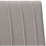  Tapecirani uzglavlje Sivo-smeđa 100 cm Čvrsto borovo drvo | shoptok.hr