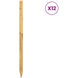 vidaXL Ograde 12 kom. Smeđa 150 cm Masivna borovina - Ø 5 x 150 cm Cijene