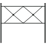  Metalno uzglavlje crno 107 cm | shoptok.hr