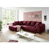 MID.YOU KOTNA SEDEŽNA GARNITURA, mikrovelur bordo | Shoptok.si