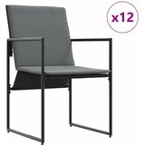  Vrtni set za objed 17 pcs Crna Čelik | shoptok.hr