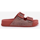 Zaxy Fragrant Women's Slippers With Glitter And Buckles Dirty Pink | shoptok.hr