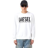 Diesel Sweatshirt - S-GIRK-ECOLOGO SWEAT-SHIR white | Shoptok.si
