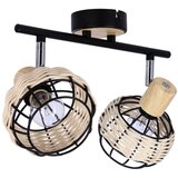 Candellux Lighting Spot svetiljka TAJGA 2xE14/40W/230V ratan/crna | Eponuda.com