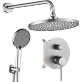 REA Bath Tuš set Rea Lungo Stripe Nickel Brush + BOX | shoptok.hr