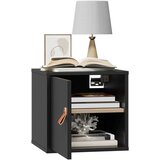  Zidni ormarići 2 kom crni 31,5 x 30 x 30 cm od masivne borovine | shoptok.hr