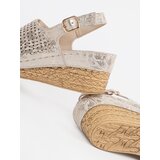 GOODIN Beige wedge sandals | shoptok.hr