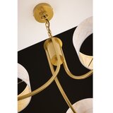 Jupiter 2096 - Luster na lancu ARTHUR 3xE27/15W/230V bela/zlatna/dekor mermera | Eponuda.com