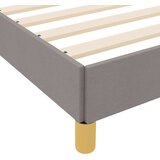 Box Postelja z vzmetnico Taupe in Rjava 120 x 190 cm | Shoptok.si