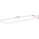 vidaXL Stenska polica 60x20x3,8 cm pravokotna akacija naraven rob, (5000268581) | Shoptok.si