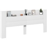 vidaXL Ormarić za uzglavlje s LED svjetlima bijeli 220x16 5x103 5 cm | shoptok.hr