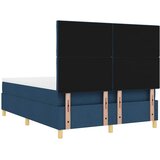  Krevet s opruga kutije s madracem Plava 160 x 200 cm tkanina | shoptok.hr