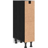 VidaXL Kuhinjska baza ormarića Riga Crni hrast 20 x 44,5 x 81,5 cm Slike