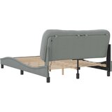  Okvir kreveta s LED svjetlima svjetlosivi 120x200 cm od tkanine | shoptok.hr