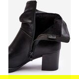 Sergio Leone Women's Pleated Boots On Heel Black Liriam | ePonuda.com