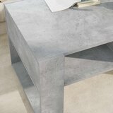  Kava Stol Betonski sivi 92 x 53 x 45 cm Konstruirano drvo | Eponuda.com