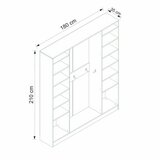Woody Fashion noah - 8222 walnut hall stand | ePonuda.com