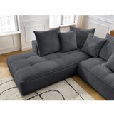 Bobochic Paris Tamno siva kutna garnitura od šenila (s desnim kutom/u obliku slova L) Whesley – | shoptok.hr