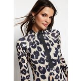 Trendyol Leopard Patterned Zipper Detailed Swimsuit | ePonuda.com
