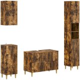  Set kupaonskih ormara od 4 dijela ARNHEM Dimljeni hrast | shoptok.hr